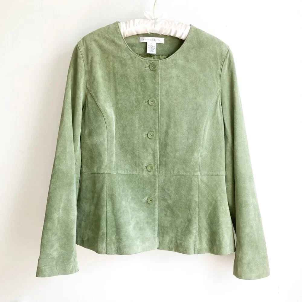 Pursuits LTS Suede Fitted Jacket - Picture 2 of 11